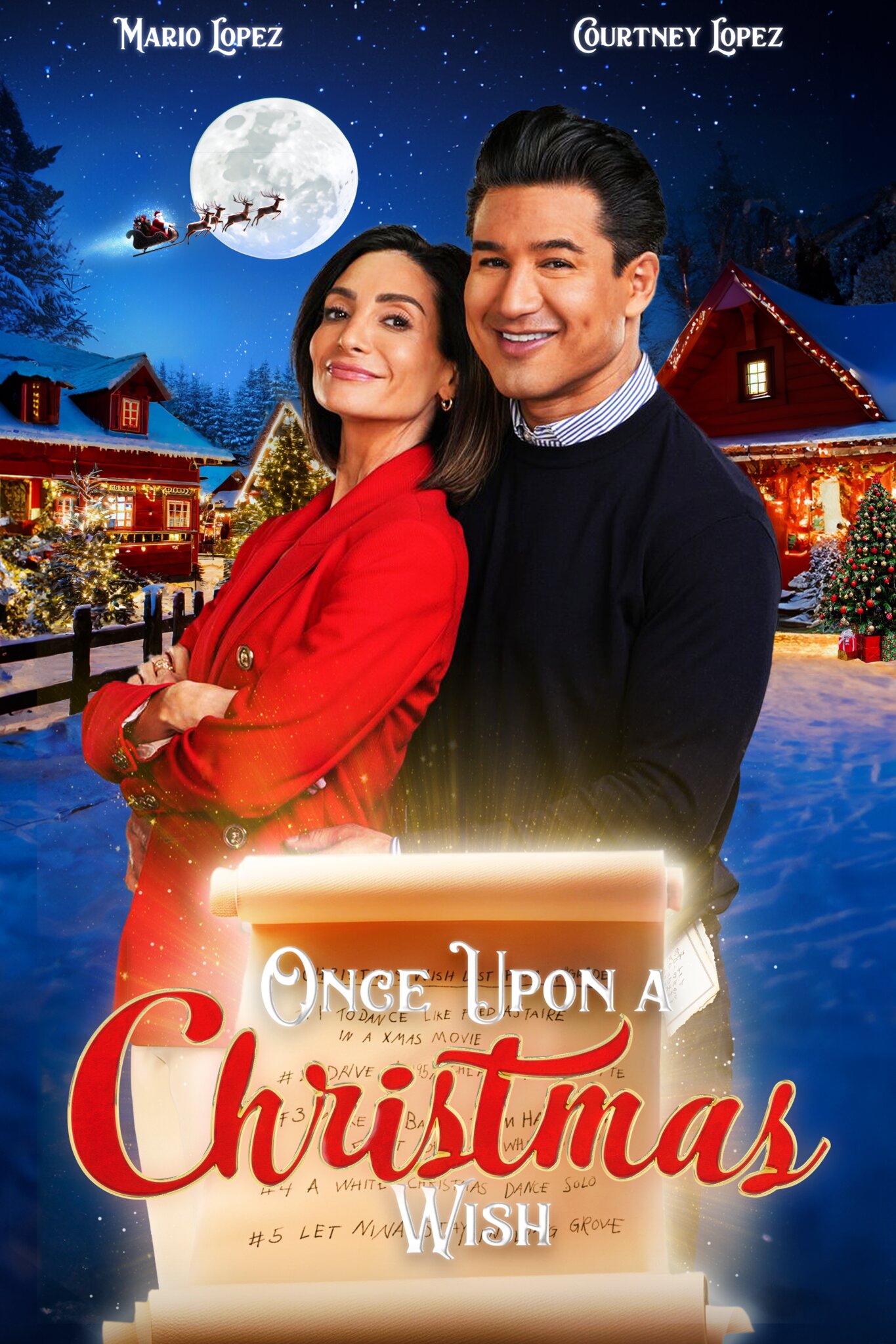 Movie poster for "Once Upon a Christmas Wish"